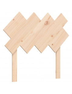 Letto per Anziani con Testiera 90x200 cm in Legno Massello 2