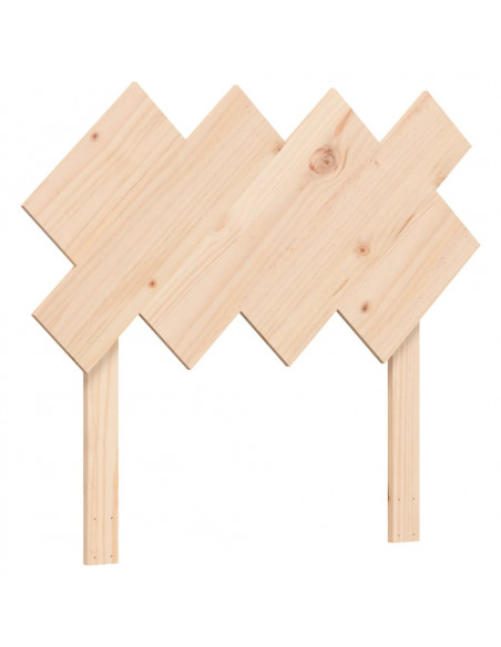 Letto per Anziani con Testiera 90x200 cm in Legno Massello