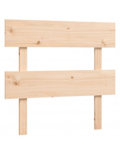 Letto per Anziani con Testiera 90x200 cm in Legno Massello 2