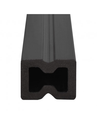 Listoni Decking WPC con Accessori Marroni e Grigi 26 m² 2,2 m