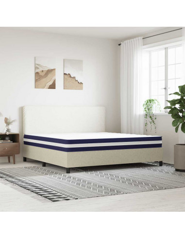 Materasso a Molle Insacchettate Medio Rigido 200x200 cm