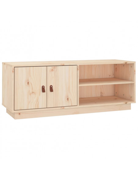 Mobile Porta TV 105x34x40 cm in Legno Massello di Pino