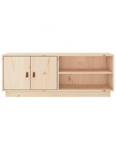 Mobile Porta TV 105x34x40 cm in Legno Massello di Pino