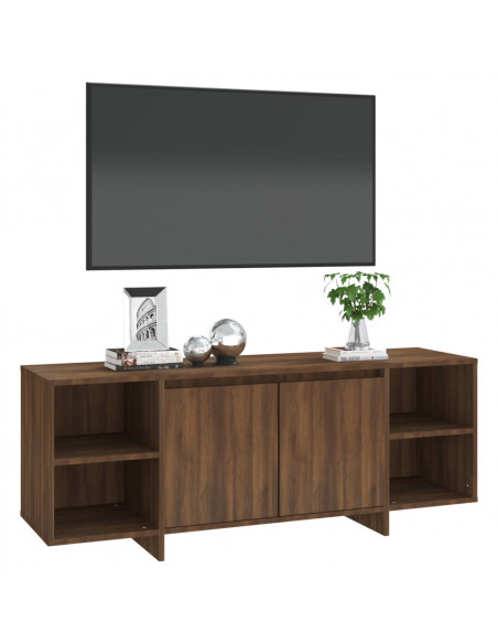 Mobile Porta TV Rovere Marrone 130x35x50 cm in Truciolato