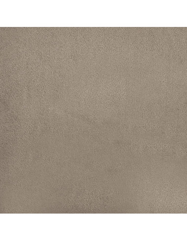 Poggiapiedi Tortora 60x50x41 cm in Tessuto Microfibra