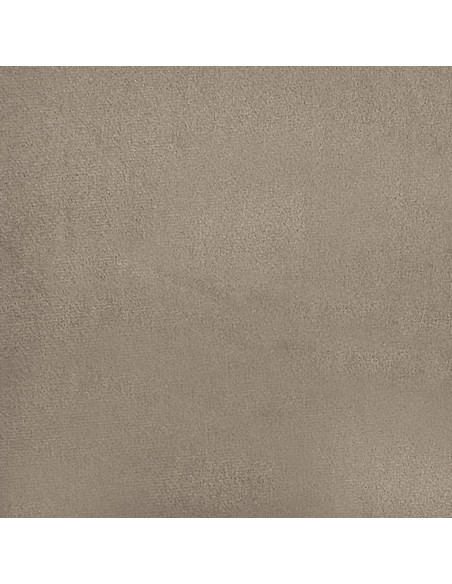 Poggiapiedi Tortora 60x50x41 cm in Tessuto Microfibra