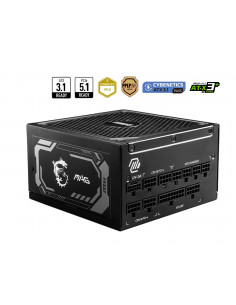 MSI ALIMENTATORE MAG A1000GL PCIE5, EU, 1000W, FULLY-MODULAR, 80 PLUS