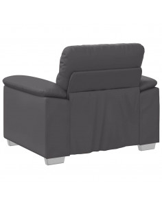 Poltrona Grigia 60 cm in Similpelle