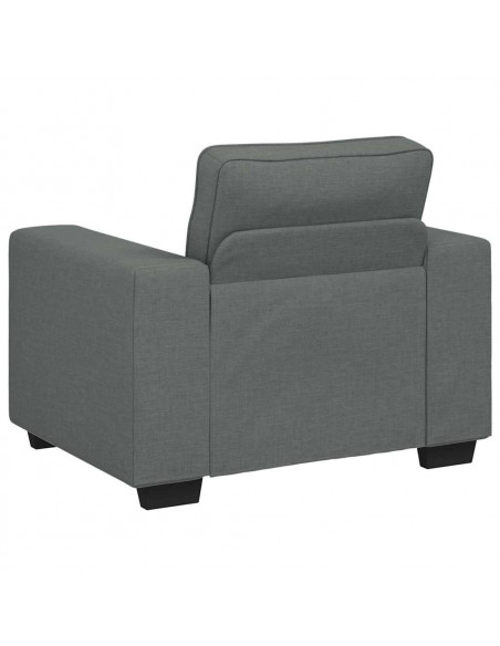 Poltrona Grigio Scuro 60 cm in Tessuto