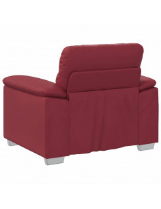 Poltrona Rosso Vino 60 cm in Similpelle