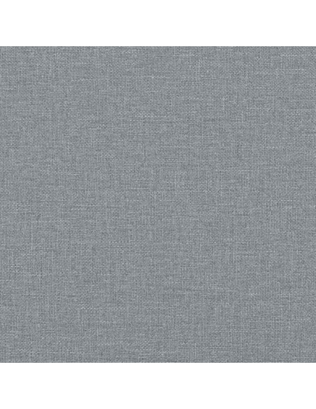 Set di Divani 3 pz con Cuscini Grigio Chiaro in Tessuto