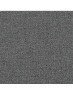 Set di Divani 3 pz con Cuscini Grigio Scuro in Tessuto