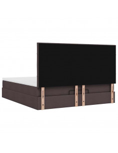 Struttura Letto Pouf con Materasso 160x200 cm in Tessuto