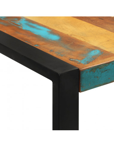 Tavolo da Bar 140x70x110 cm in Legno Massello di Recupero