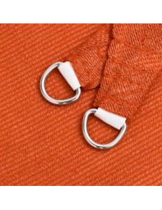 Vela Parasole 160 g/m² Rettangolare Arancione 5x6 m in HDPE