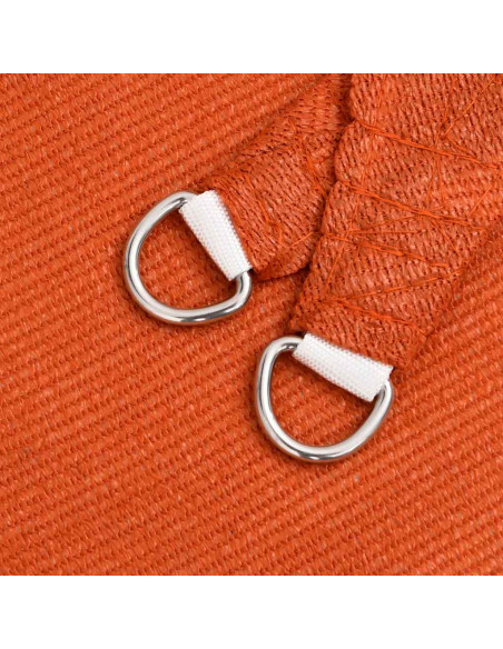 Vela Parasole 160 g/m² Trapezio Arancione 4/5x4 m in HDPE