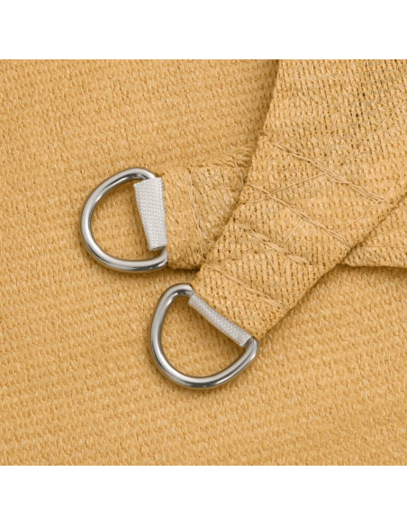 Vela Parasole 160 g/m² Trapezio Grigio Chiaro 3/4x2 m in HDPE