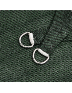 Vela Parasole 160 g/m² Verde Scuro 6x6 m in HDPE