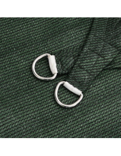 Vela Parasole 160 g/m² Verde Scuro 7x7 m in HDPE