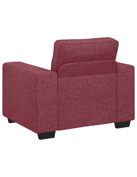 Poltrona Rosso Vino 60 cm in Tessuto