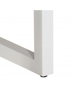 Tavolo Consolle Marrone 110x35x76 cm Massello Mango e Ferro