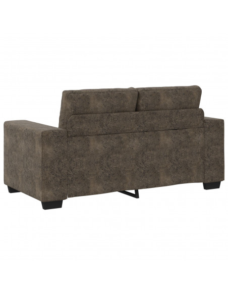 Set di 2 Grigio scuro Tessuto in Poliestere Grande Durevole