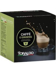 TORALDO GINSENG 16 CAPSULE COMPATIBILI CON NESCAFE DOLCE GUSTO