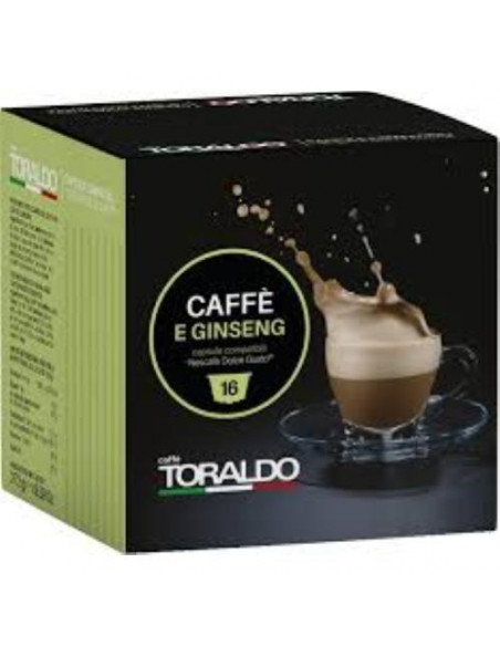 TORALDO GINSENG 16 CAPSULE COMPATIBILI CON NESCAFE DOLCE GUSTO
