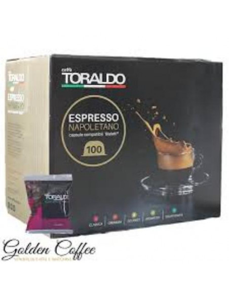 TORALDO MISCELA CLASSICA 100 CAPSULE COMPATIBILI CON BIALETTI