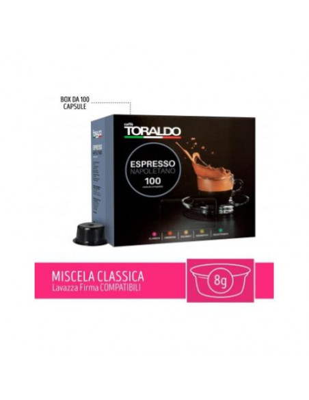 TORALDO MISCELA CLASSICA 100 CAPSULE COMPATIBILI CON DOLCE GUSTO