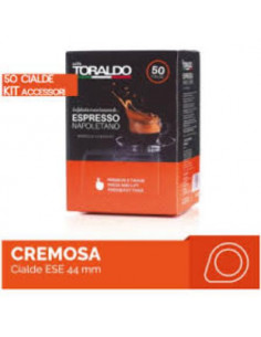 TORALDO MISCELA CREMOSA 50 CIALDE ESE 44+ KIT KIT ACCESSORI
