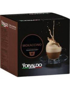 TORALDO MOKACCINO 16 CAPSULE COMPATIBILI CON NESCAFE DOLCE GUSTO