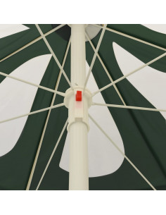 Ombrellone da Spiaggia Verde 240 cm