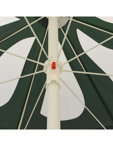 Ombrellone da Spiaggia Verde 240 cm