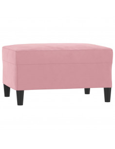 Set di Divani 4 pz Rosa in Velluto