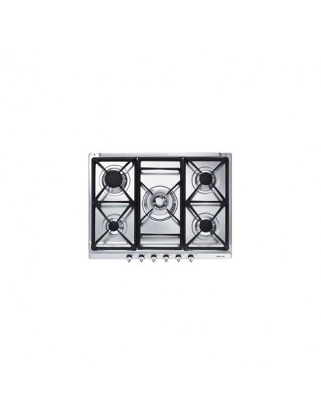 Smeg SE70SGH-5 Acciaio inossidabile Da incasso Gas 5 Fornello(i)