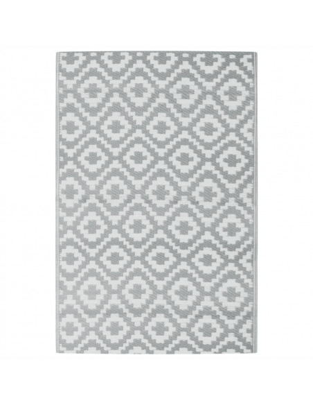 Tappeto da Esterni Grigio 120x180 cm in PP