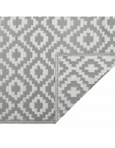Tappeto da Esterni Grigio 120x180 cm in PP