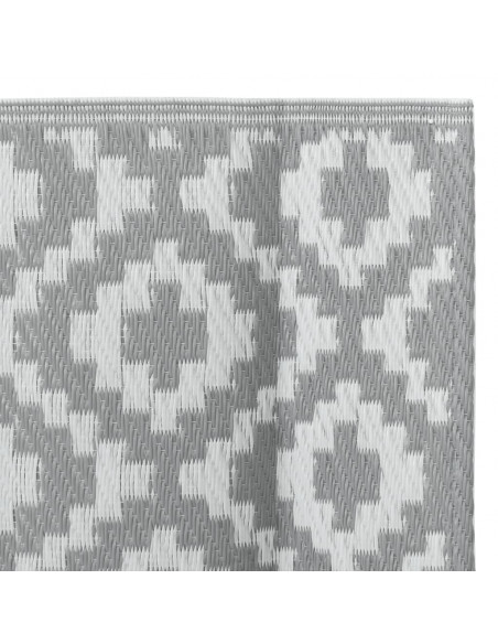 Tappeto da Esterni Grigio 120x180 cm in PP