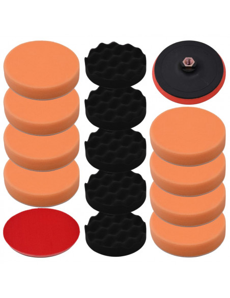 Set Dischi di Lucidatura 14 pz 150 mm