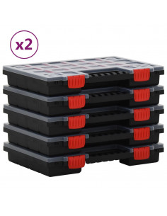 Scatole di Assortimento 10 pz 34,5x25x5 cm Polipropilene 2