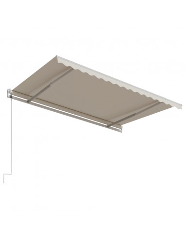 Tenda da Sole Retrattile Automatica 450x300 cm Crema