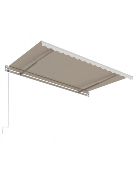 Tenda da Sole Retrattile Automatica 450x300 cm Crema