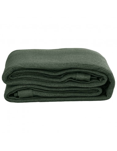 Tappeto da Tenda 400x700 cm Verde Scuro in HDPE