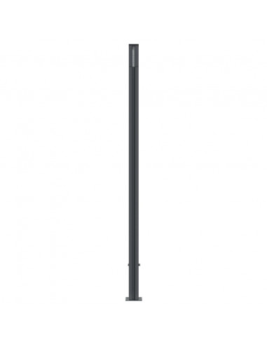 Pannello di Recinzione Marrone 526x186 cm in WPC