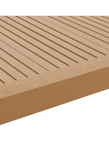 Profili Angolari per Bordi 5 pz in WPC 170 cm Color Teak