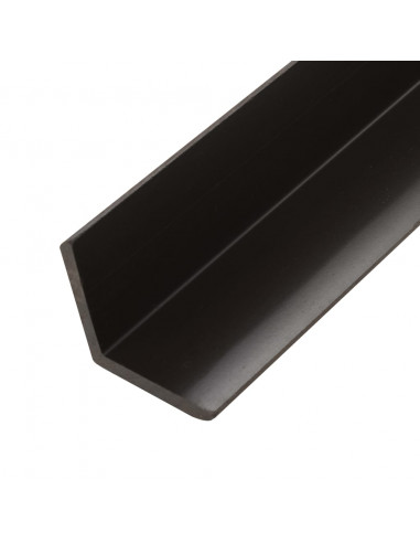 Profili Angolari per Bordi 5 pz in WPC 170 cm Marrone Scuro