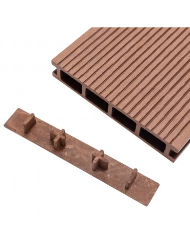 Tappi per Decking 10 pz in Plastica Marrone