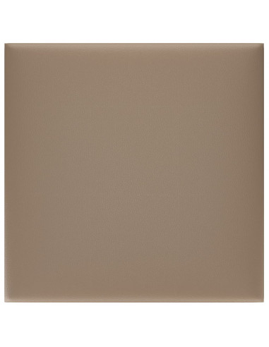 Pannelli Murali 12 pz Cappuccino 30x30 cm Similpelle 1,08 m²