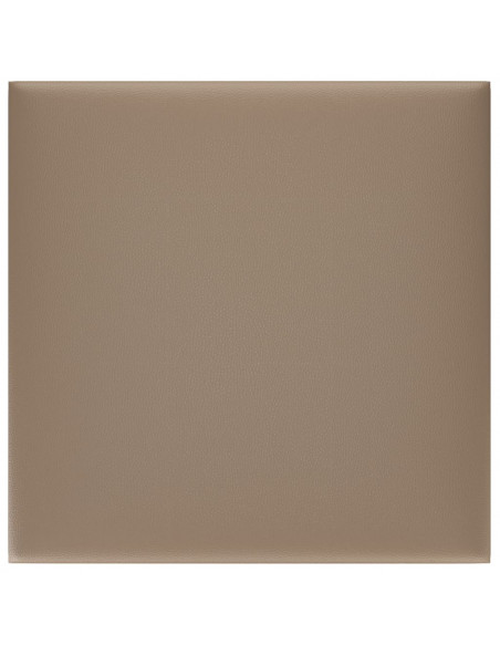 Pannelli Murali 12 pz Cappuccino 30x30 cm Similpelle 1,08 m²